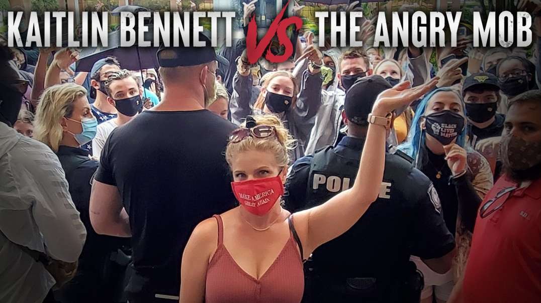 Kaitlin Bennett Attacked By Raging Mob On Florida Campus