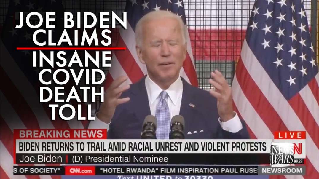 Joe Biden's Mental Deterioration on Display as He Claims Insane Covid Death Toll