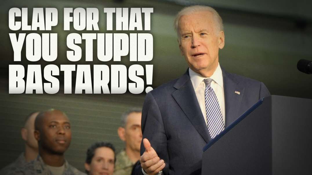 Joe Biden Calls Troops Stupid Bastards During Speech