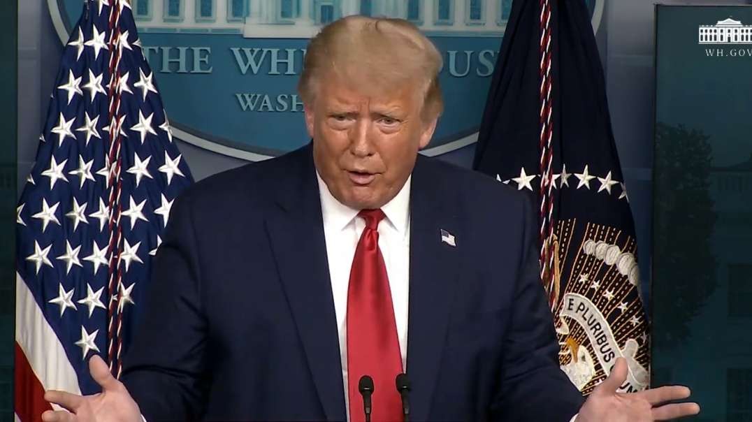 President Trump Press Conference On COVID-19 And Vaccine