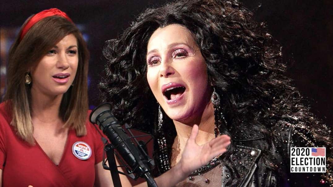 CHER Has Super Awkward Moment Stumping For Biden With No Crowd