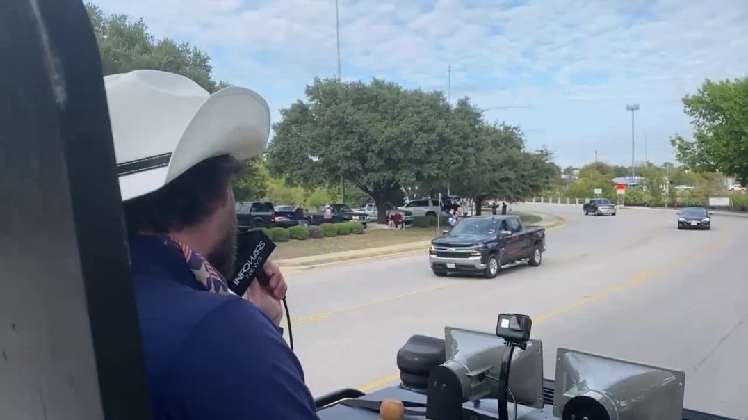 FULL VIDEO: Massive Trump Caravan In North Austin Pisses Off Commies