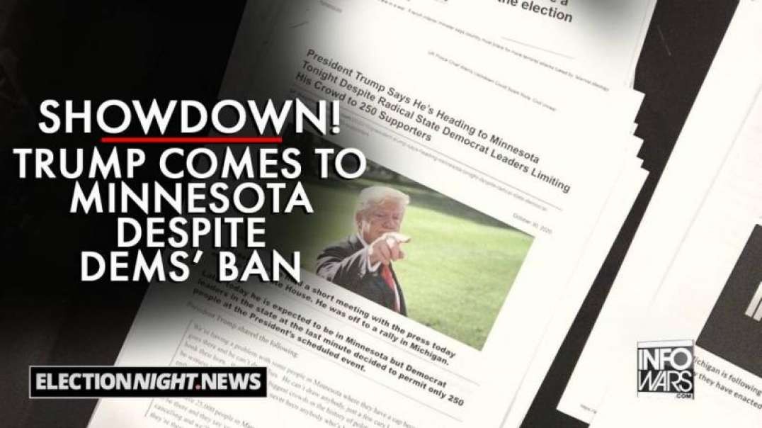 Showdown! Trump Comes to Minnesota Despite Democrats Banning Him
