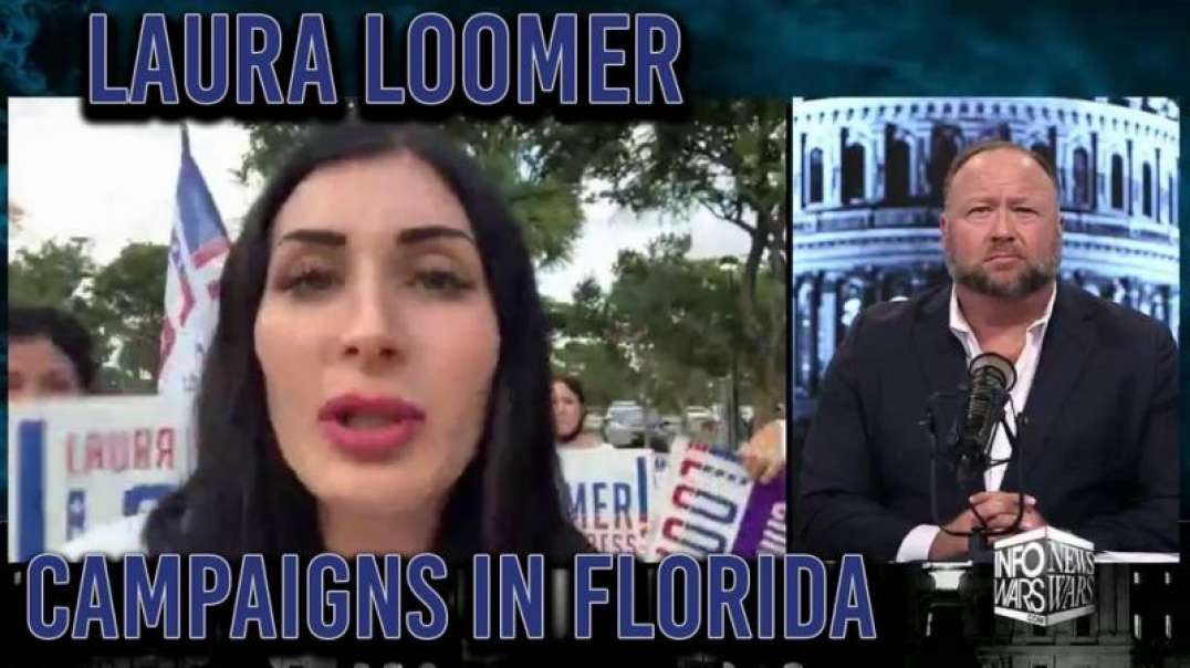 Laura Loomer Campaigns In Florida While Celebrating Trump's Fight Against The Left