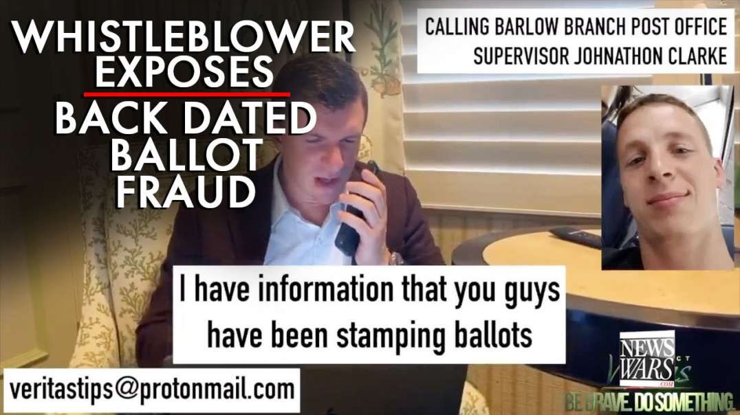 Whistleblower Exposes Back Dated Ballot Fraud