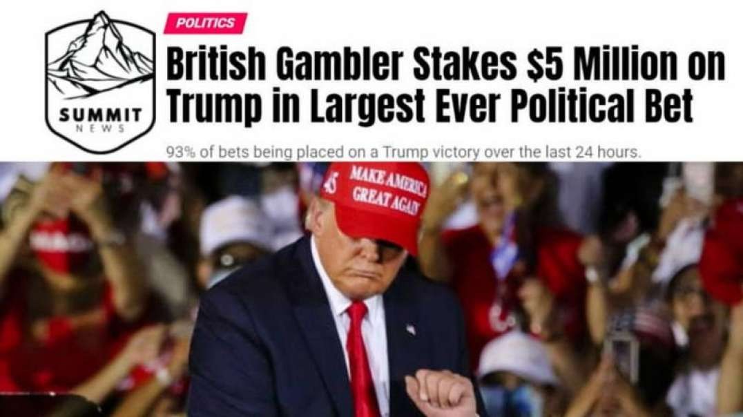 British Gambler Makes Largest Ever Political Bet On Trump