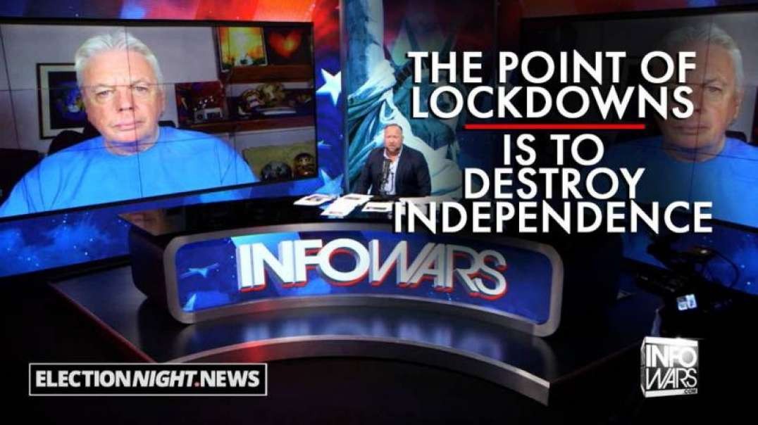 David Icke: The Whole Point of The Lockdowns is to Destroy Independence