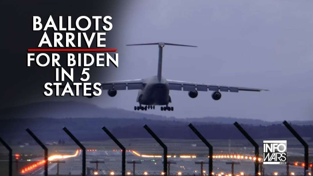Exclusive: Shock Footage Of Ballots Arriving For Biden In 5 States