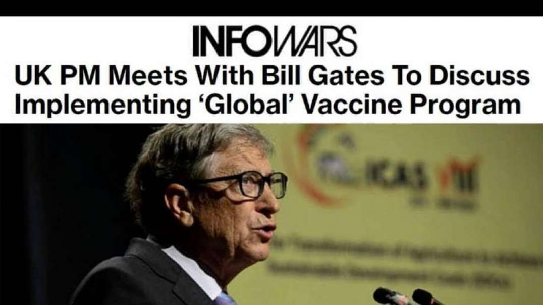 Boris Johnson Bows to Bill Gates, Backs Global Vaccine Program