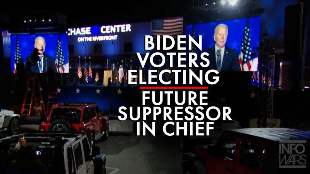Biden Voters Are Electing Their Future Suppressor in Chief