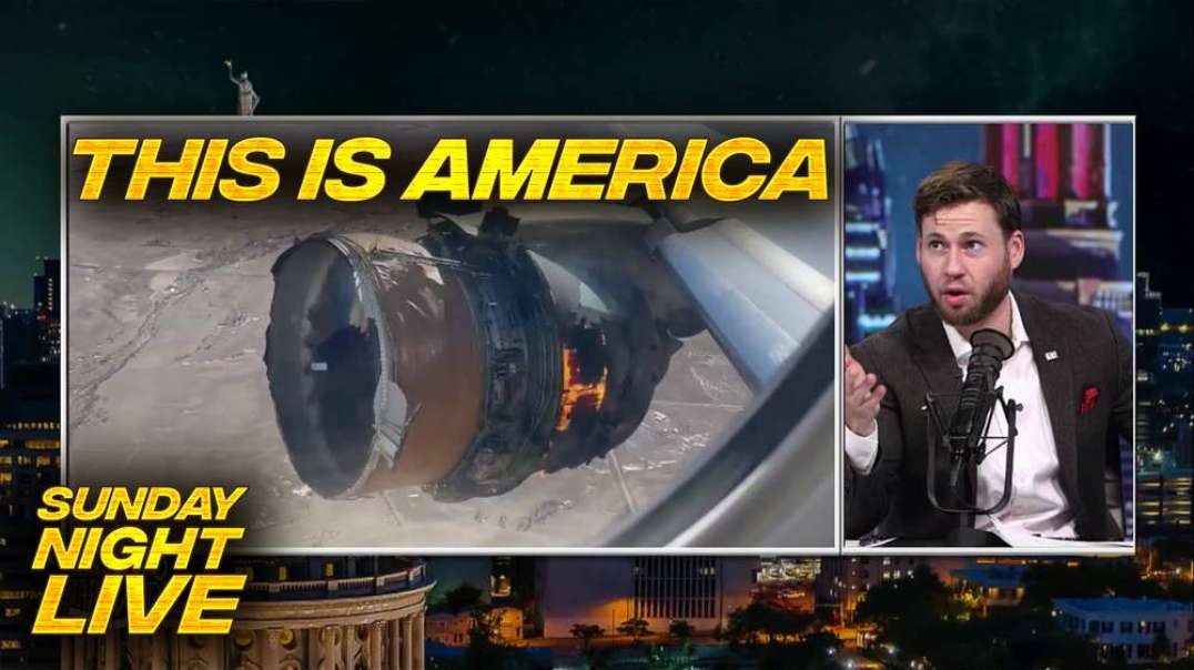 This Plane Engine On Fire Is The Current State Of America