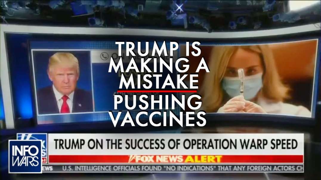 Trump is Making a Mistake Pushing People to Take the COVID-19 Vaccines