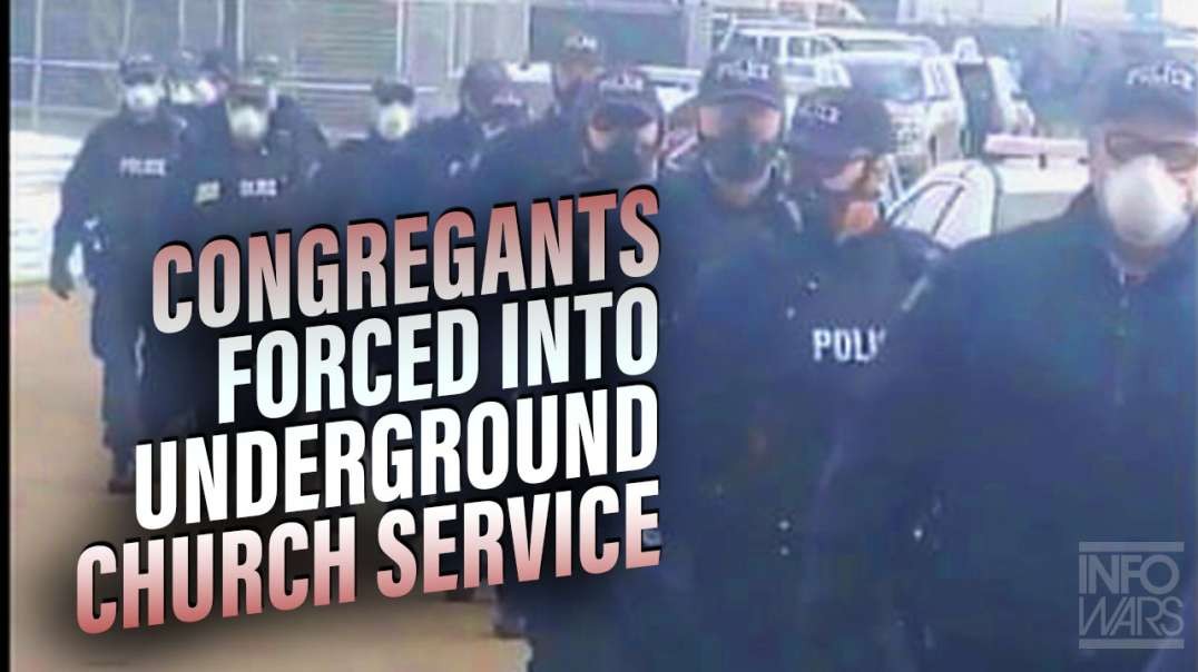 Congregants Forced Into Underground Church Service Hidden From Police