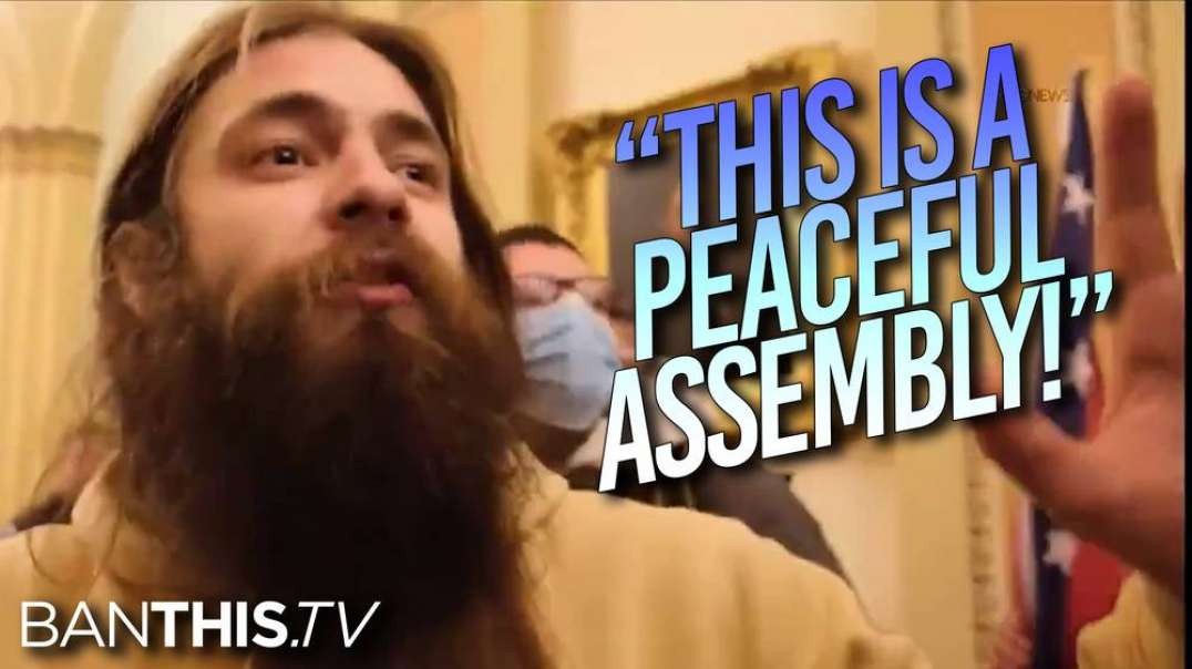 New Video From Inside Capitol January 6th Shows Police Working With Peaceful Protesters