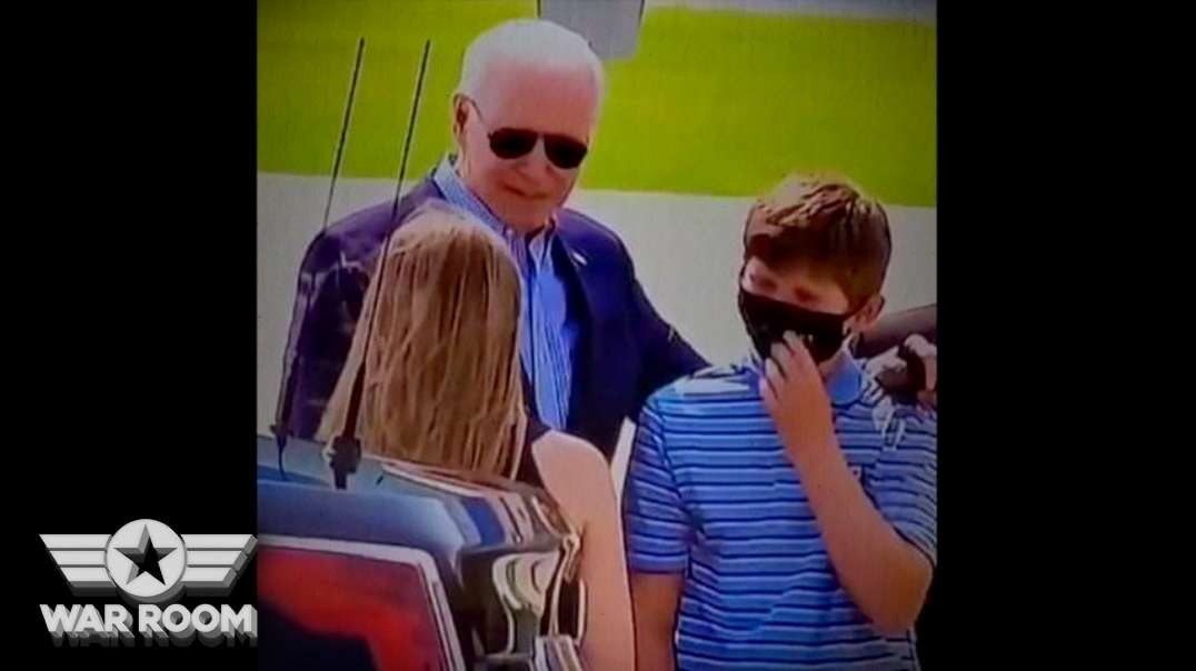 Biden Hands His Used Facemask To A Kid