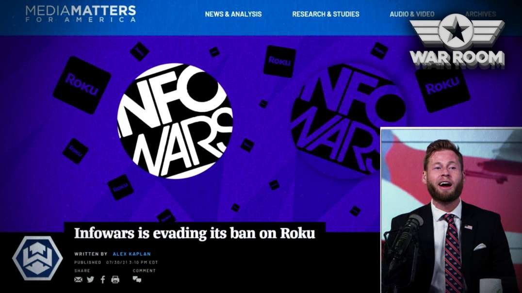 Media Matters Promotes Infowars' New Roku Channel!