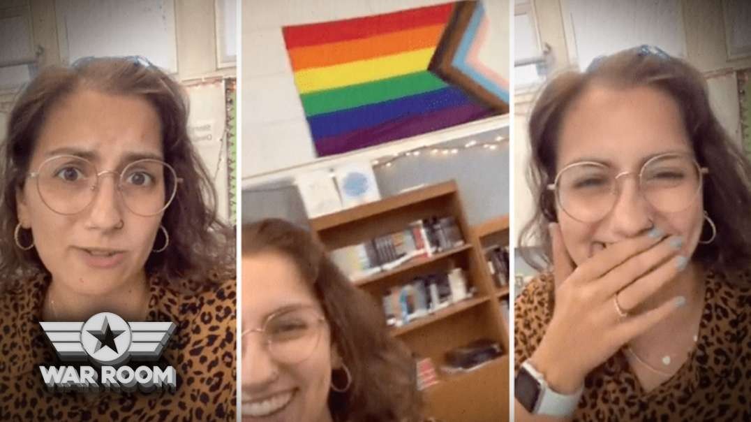 HIGHLIGHTS - Tik Tok Teacher Makes Kids Pledge To Pride Flag