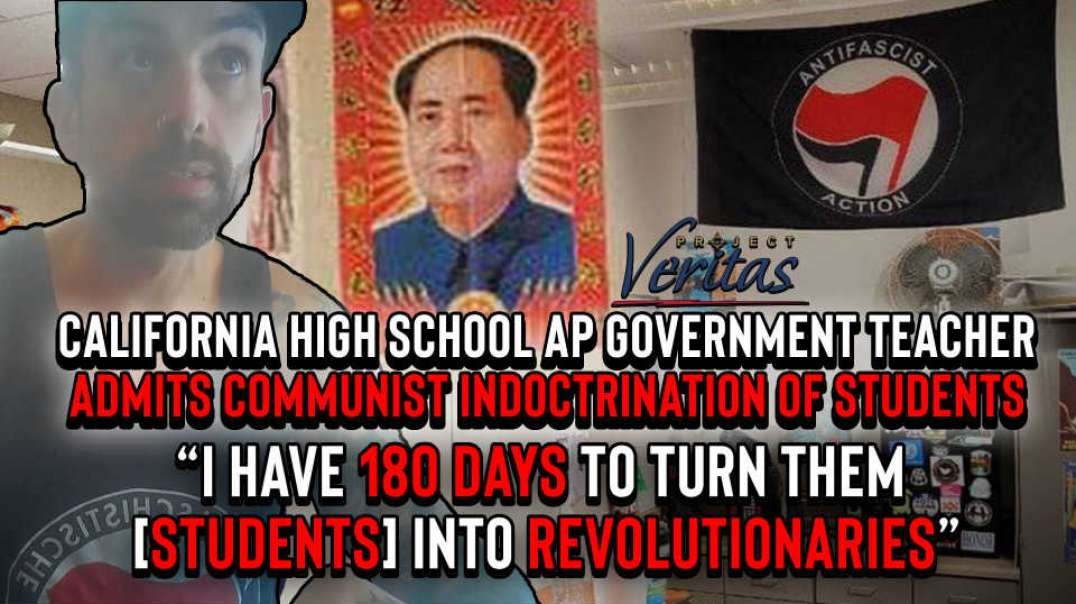 Pro-Antifa High School Teacher in California Admits Communist Indoctrination of Students