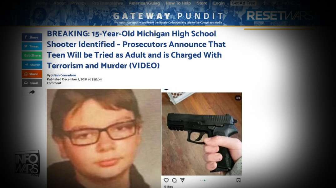 High School Shooter Posted Cryptic Images Before Killing Classmates