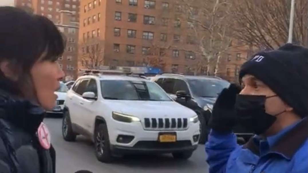 Police Harass Woman For Speaking Out Against Vaccine Mandates At Schools