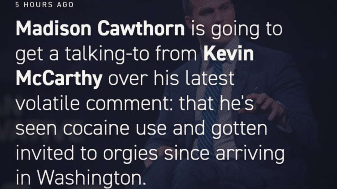 Republicans Angry At Madison Cawthorn For Talking About Their Orgies And Drug Abuse