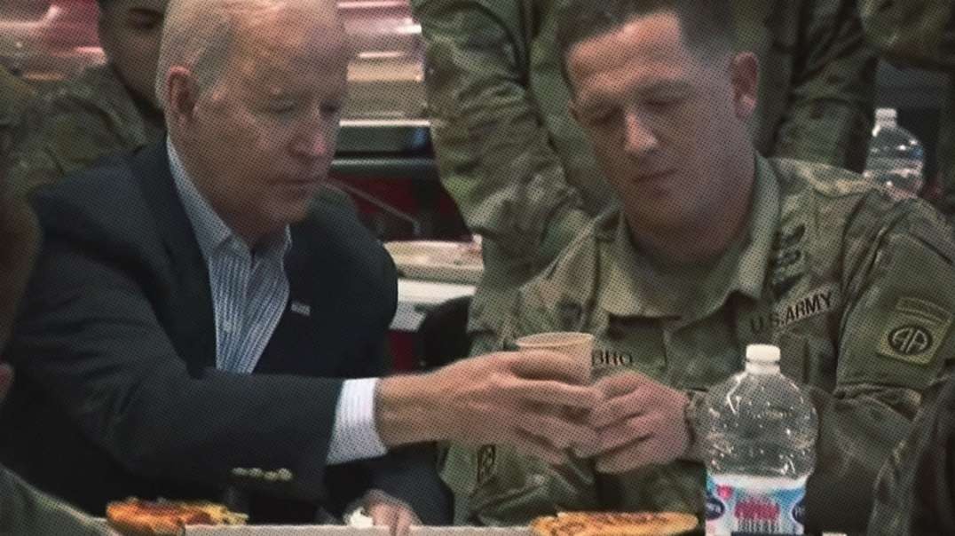 AWKWARD: Troops Uninterested In Biden During Visit To Chow Hall