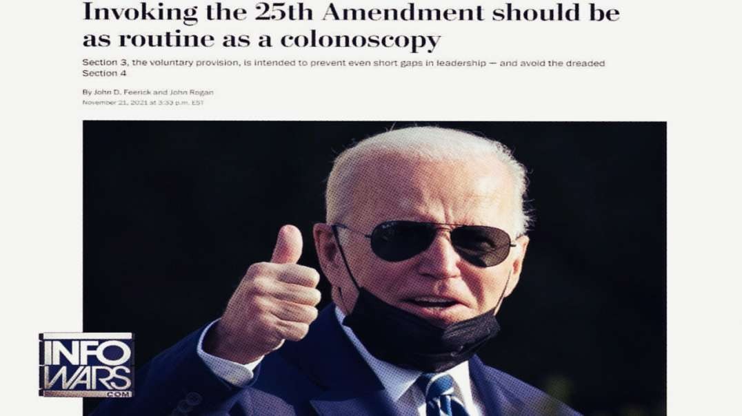 Biden To Be Removed From Office Via 25th Amendment After Midterms?