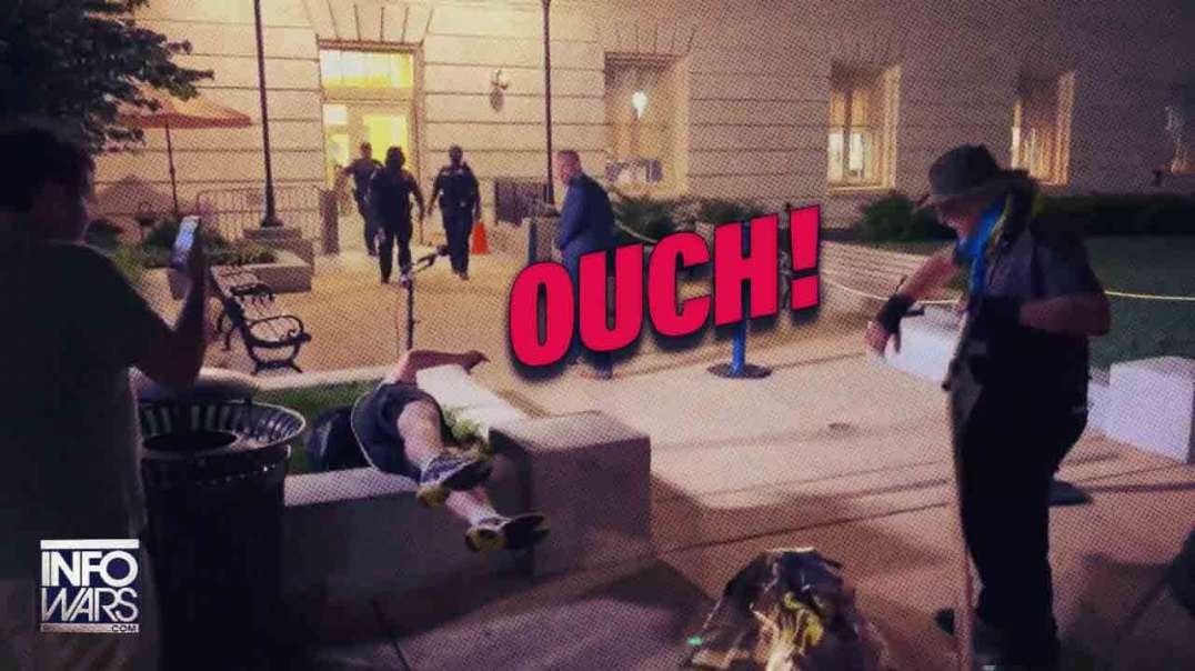 HIGHLIGHTS - Protester Takes A Dive As Victim Wars Heats Up