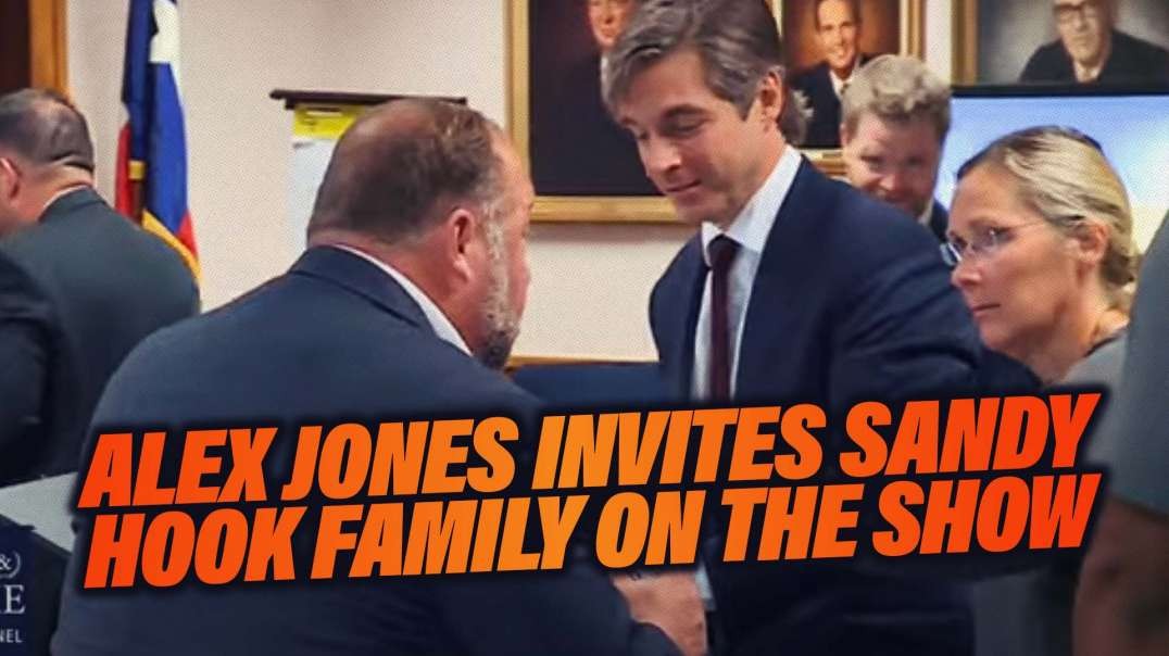 Alex Jones Invites Sandy Hook Family On The Show After Verdict