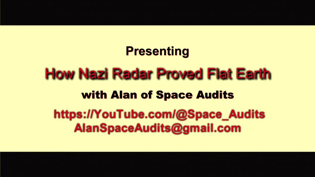 Alan From Audit Space (Flat Earth)